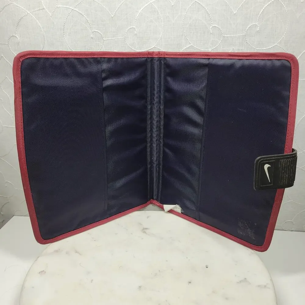 VTG Nike Trapper Keeper Binder Cover Black 1996 Mead Planner Organizer Retro